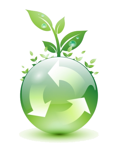 Green logo - Reduce. reuse, recyle