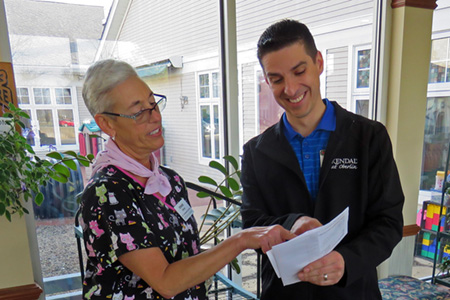two Kendal staff members