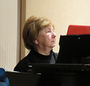 Helen Taylor at piano