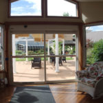 atrium view onto patio
