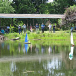 sailing on the pond
