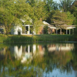 view of pond
