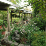 landscaped grounds and walking paths