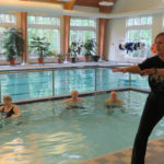 water aerobics class
