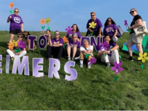 Alzheimer's walk group