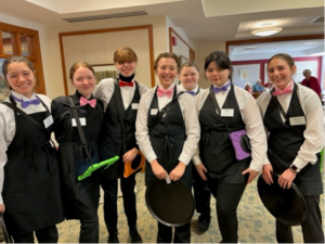 servers in bowties