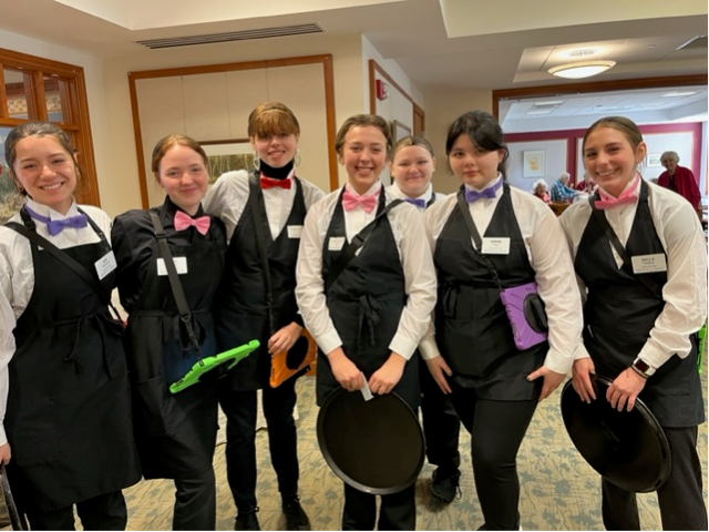 servers in bowties