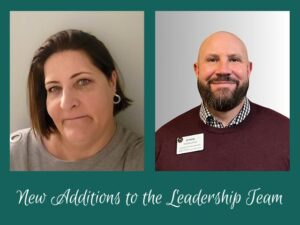 New additions to the Leadership team