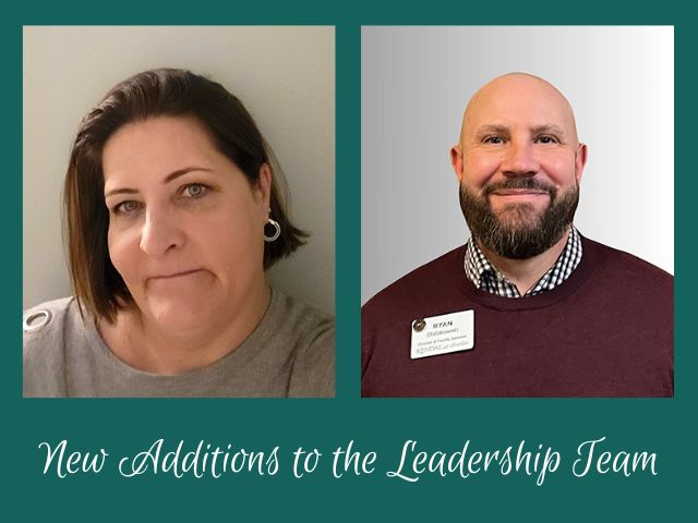 New additions to the Leadership team