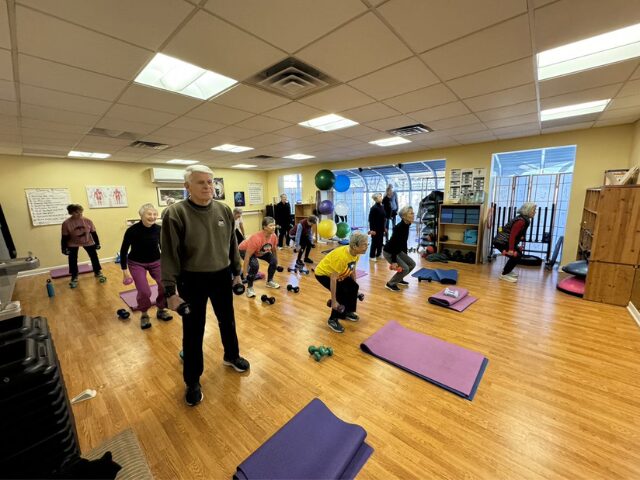 group fitness class 