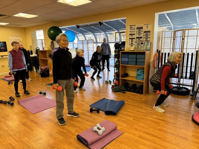 group fitness class 