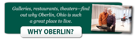 Why Oberlin? button