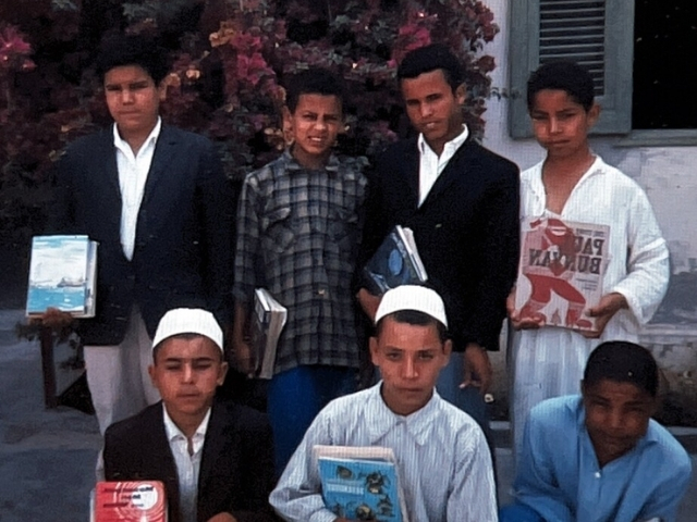Group of boys in Libya