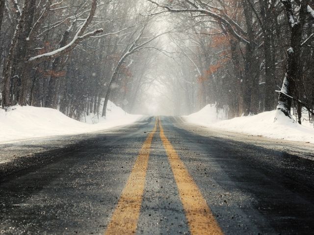 winter road