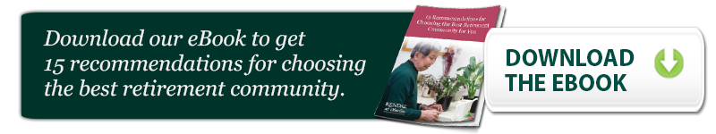 download 15 recommendations for choosing a retirement community