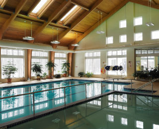 Indoor pool used for therapy
